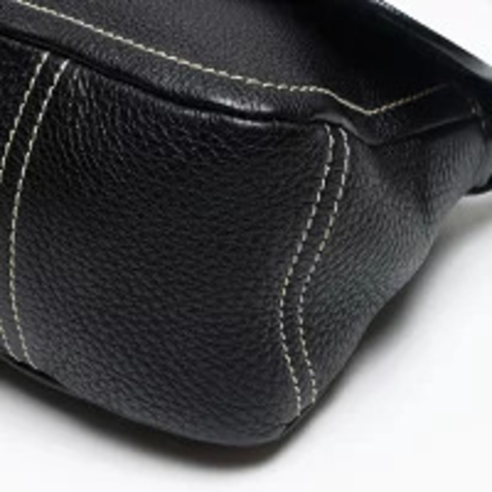 Prada One Shoulder Hobo Bag Handbag Triangle Logo Shoulder Black - Picture 7 of 13